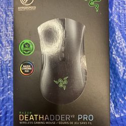 Razer DeathAdder V2 Pro Wireless Gaming Mouse: 20K DPI Optical Sensor - 2nd Gen Faster Optical Switch - Chroma RGB Lighting - Up to 120hrs Battery Lif