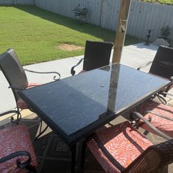 Patio Set Backyard