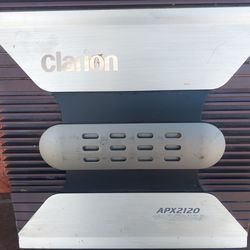 AMPLIFICADOR AMPLIFIER CLARION 2 CHANELS GOOD CONDICIÓN ABLO ESPAÑOL