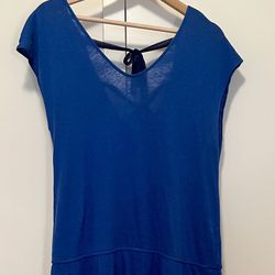 Blue Linen Dress