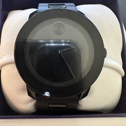 MOVADO Unisex Swiss Bold Large Black Polymer Bracelet Watch 42mm