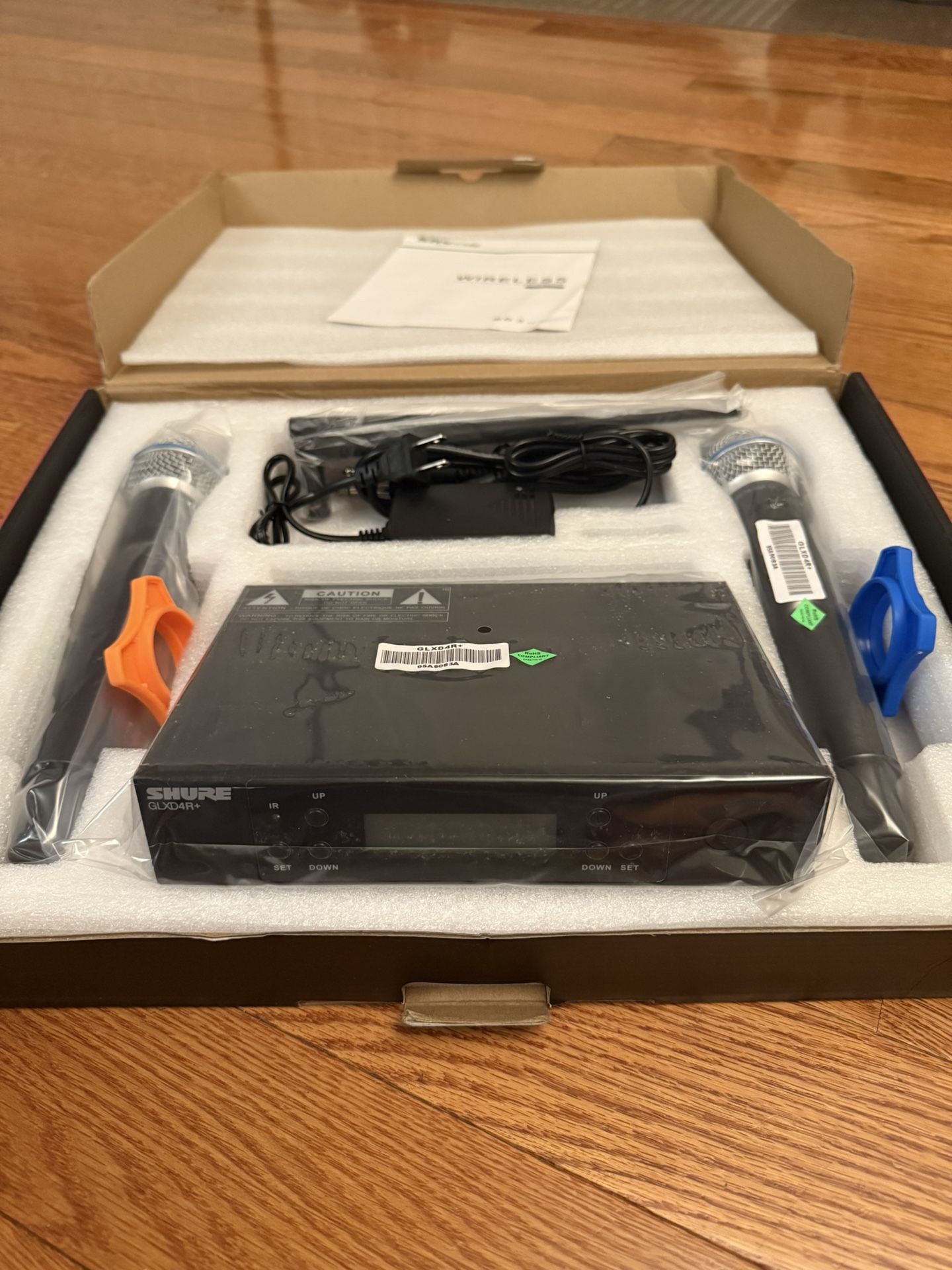 Shure GLXD24+ w/2 Beta 58a Wireless Microphones