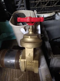 brand new 4 inch gate valve 75.00