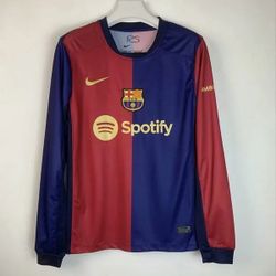 24-25 BARCELONA HOME LONG SLEEVE JERSEY