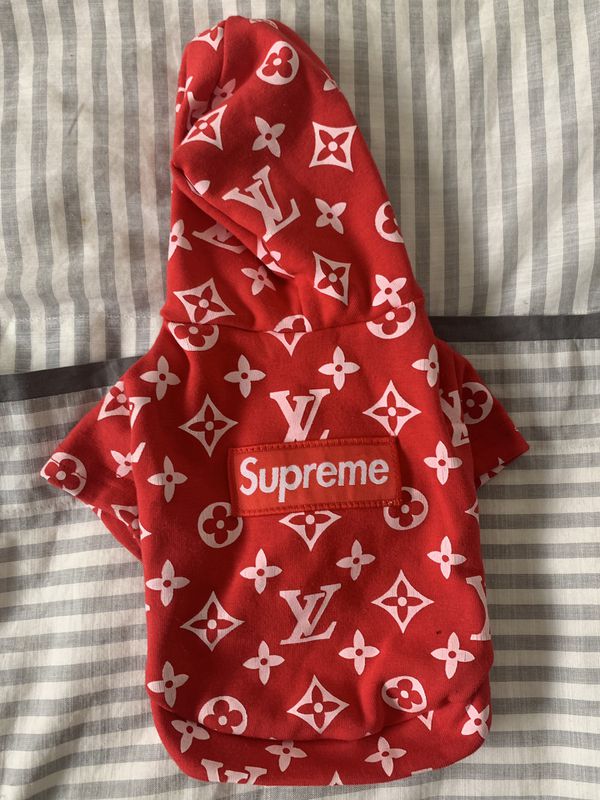 Lv x supreme dog sweater for Sale in Los Angeles, CA - OfferUp