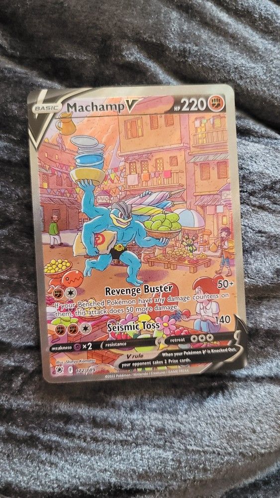 Pokémon Tcg Machamp V Sword & Shield