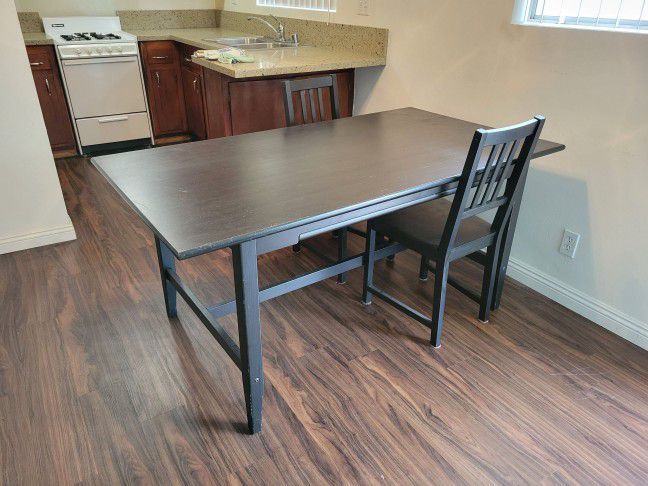 Ikea Expandable Dinner Table With 6 Chairs