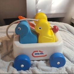 LITTLE TIKES WAGON 'N FRIENDS PULL ALONG TRAIN ANIMALS