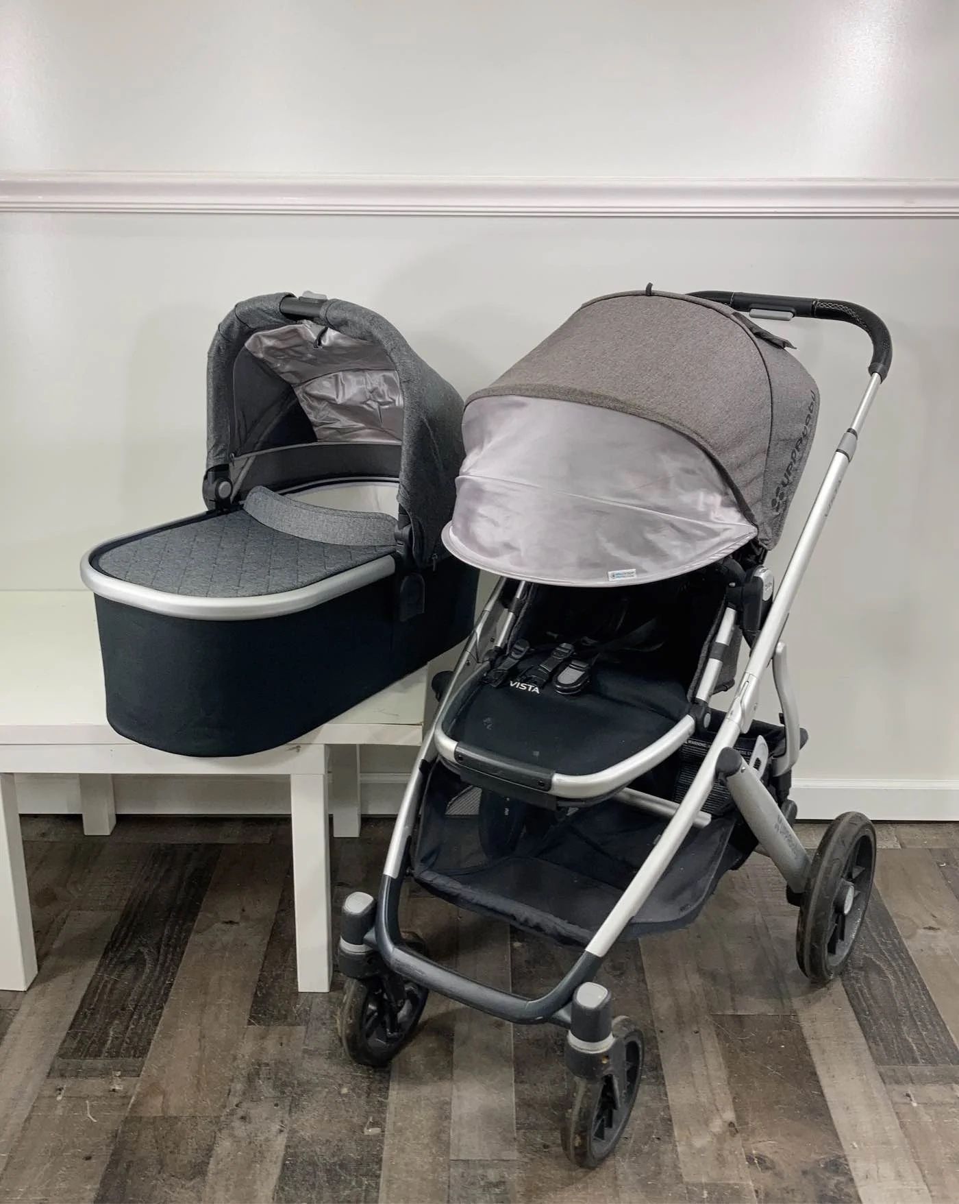 Uppababy Vista Stroller With Bassinet Jordan 2020