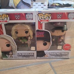 WWE FUNKO: LIVE MORGAN AND PAUL HEYMAN $8 FOR ALL