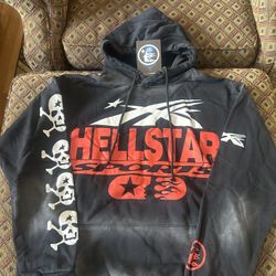 Hellstar Studios Black Hoodie – Size M – Brand New