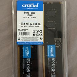 Crucial ddr5 UDIMM 16 gig RAM