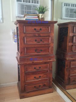 Black Wooden End Tables