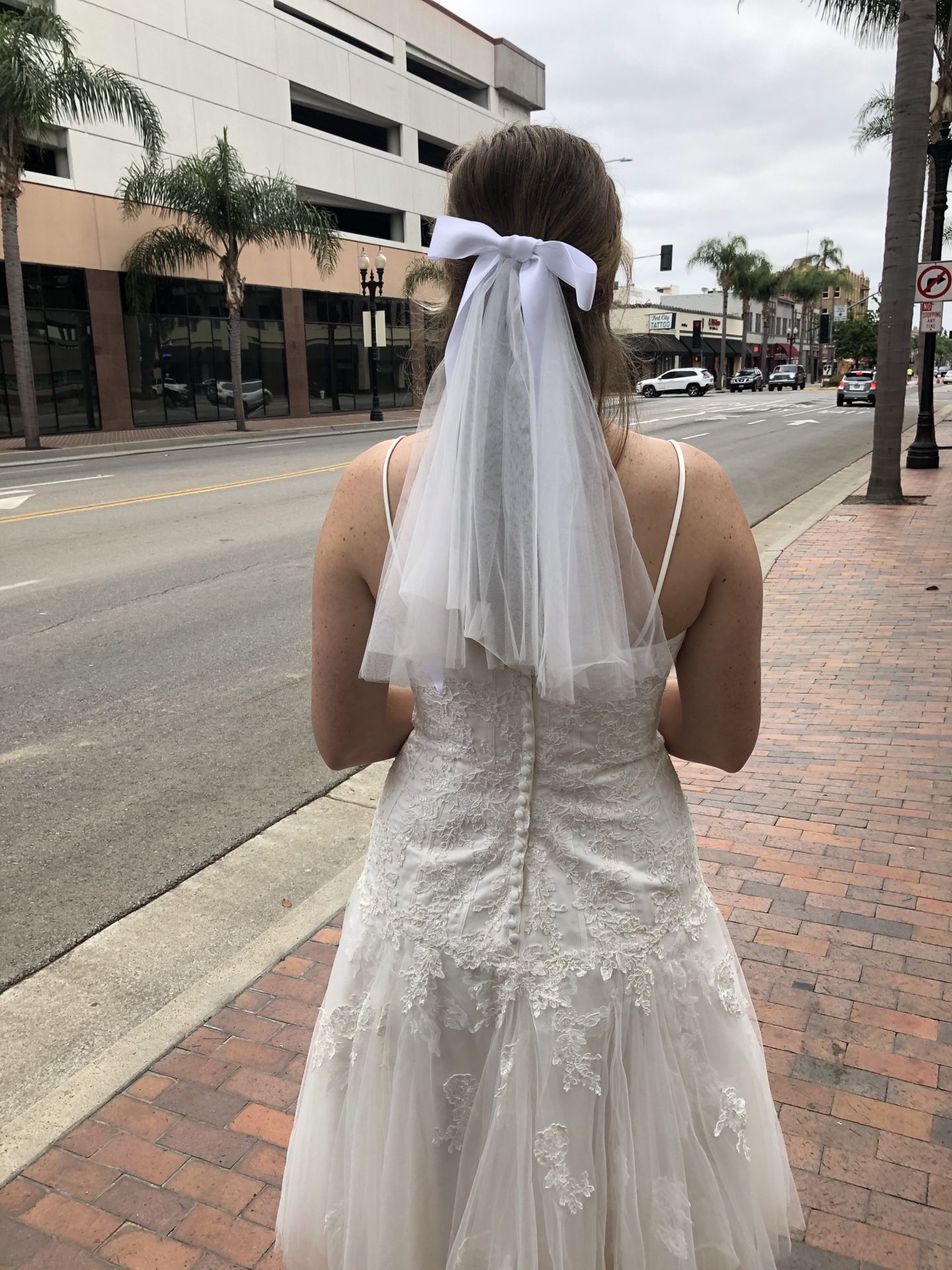 david's bridal short lace wedding dress Strapless Lace Short Wedding Dress