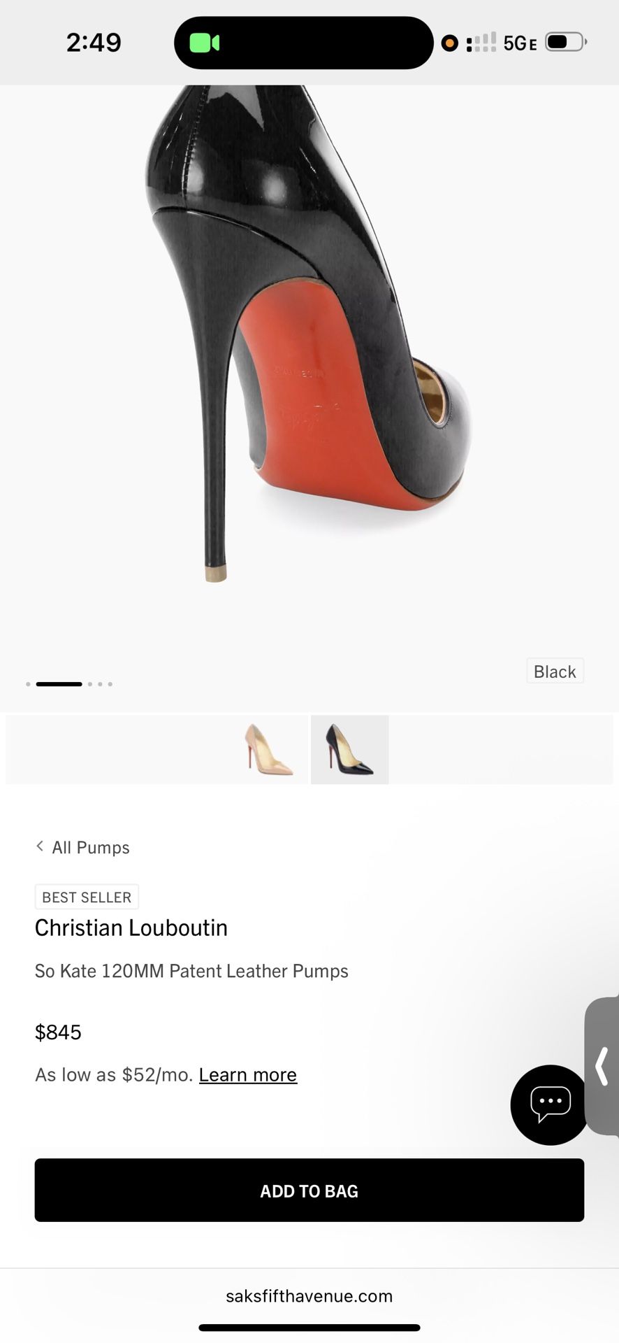 Christian Louboutin (red bottoms) Size