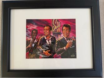 Framed print of “Hip Place in the Sun” by artist, DANO