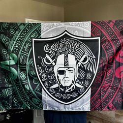 Raiders Aztec Flag 