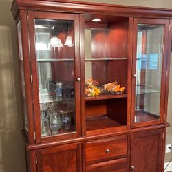 China Hutch w/light