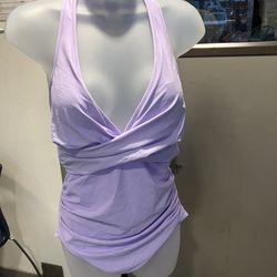 Brand new with tags lavender one piece swimmer