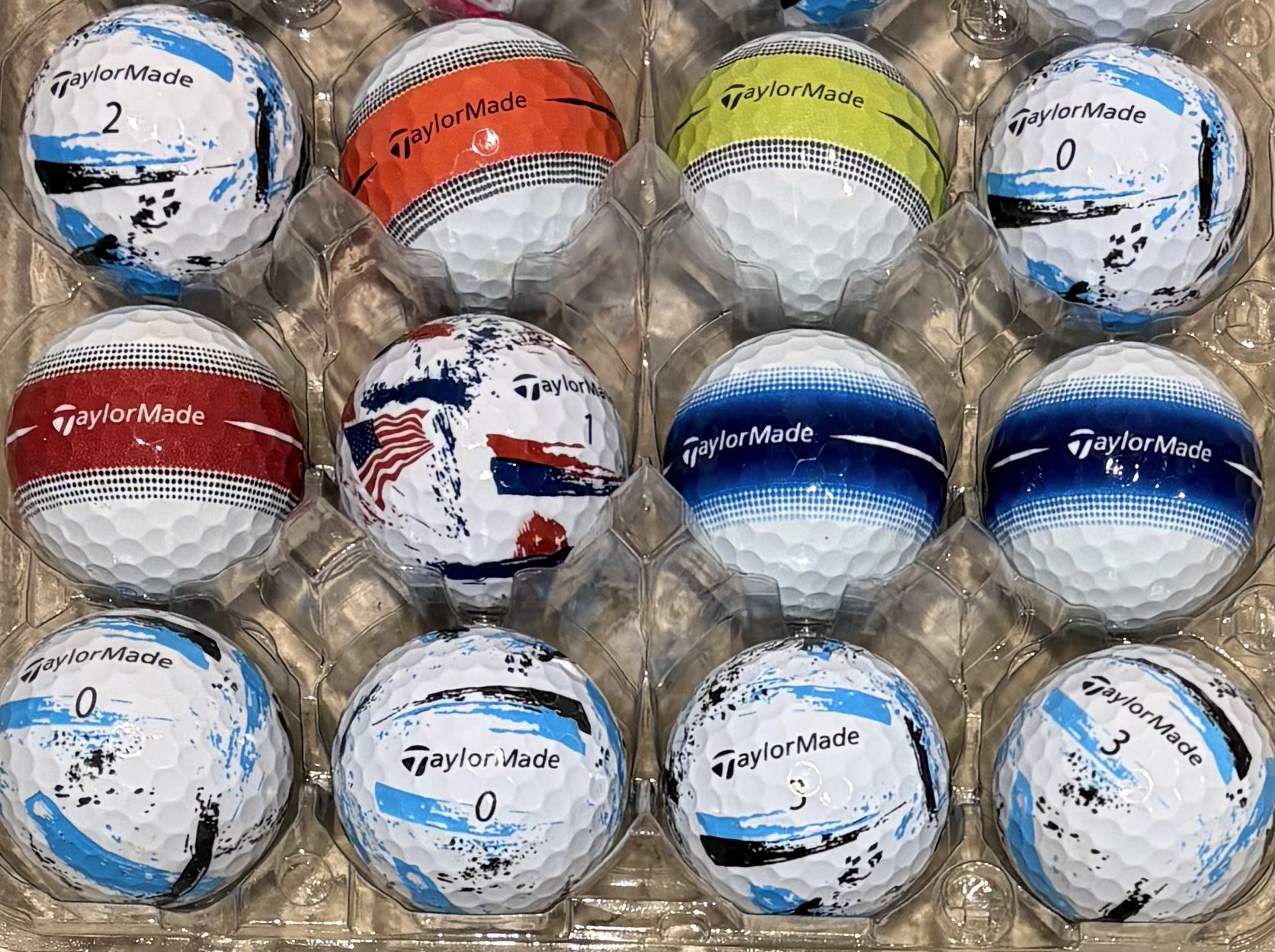 24 Like New TaylorMade Golf Balls As Pictured 