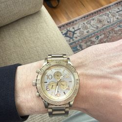 Nixon 42-20 Chronograph Watch – Gold Tone (Model A0371219)