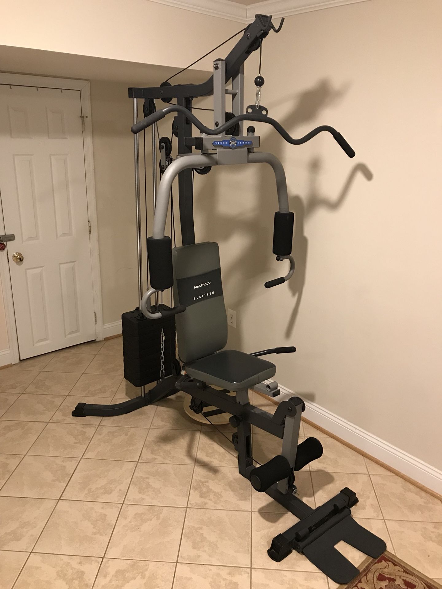 Marcy platinum home gym like new