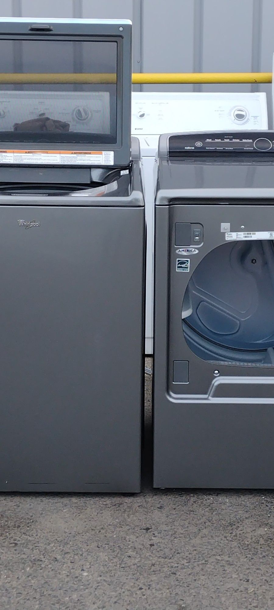 Whirlpool Whirlpool Cabrio Washer And Dryer Steam Set Electric Works