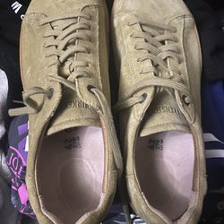 Birkenstock Suede Leather Shoes Color: Taupe; Size: EU42 / L11 / M9 42 270 Shoe
