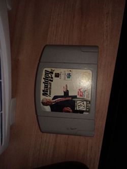 Madden Football 64 Nintendo 64 Cartridge