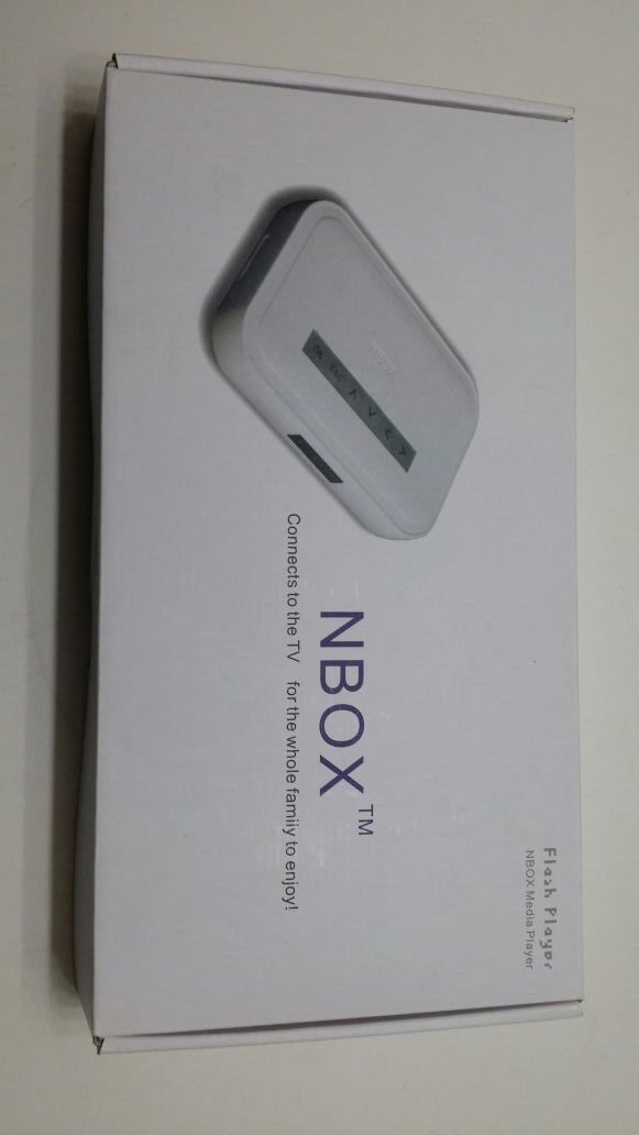 White Nbox Multi Media Flash Player