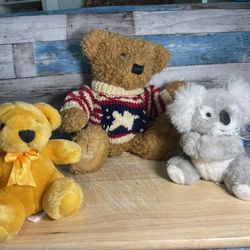 Variety Of Plush Teddy Bears