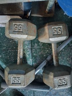 55lb Dumbells