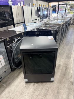 👑 LG - 7.3 Cu. Ft. Smart Gas Dryer with EasyLoad Door - Matte Black 👑