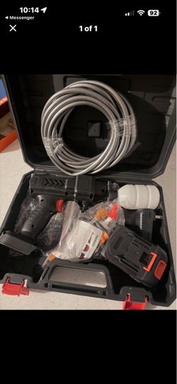 New handheld pressure washer w/battery