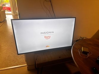 Insignia smart TV with wall mount