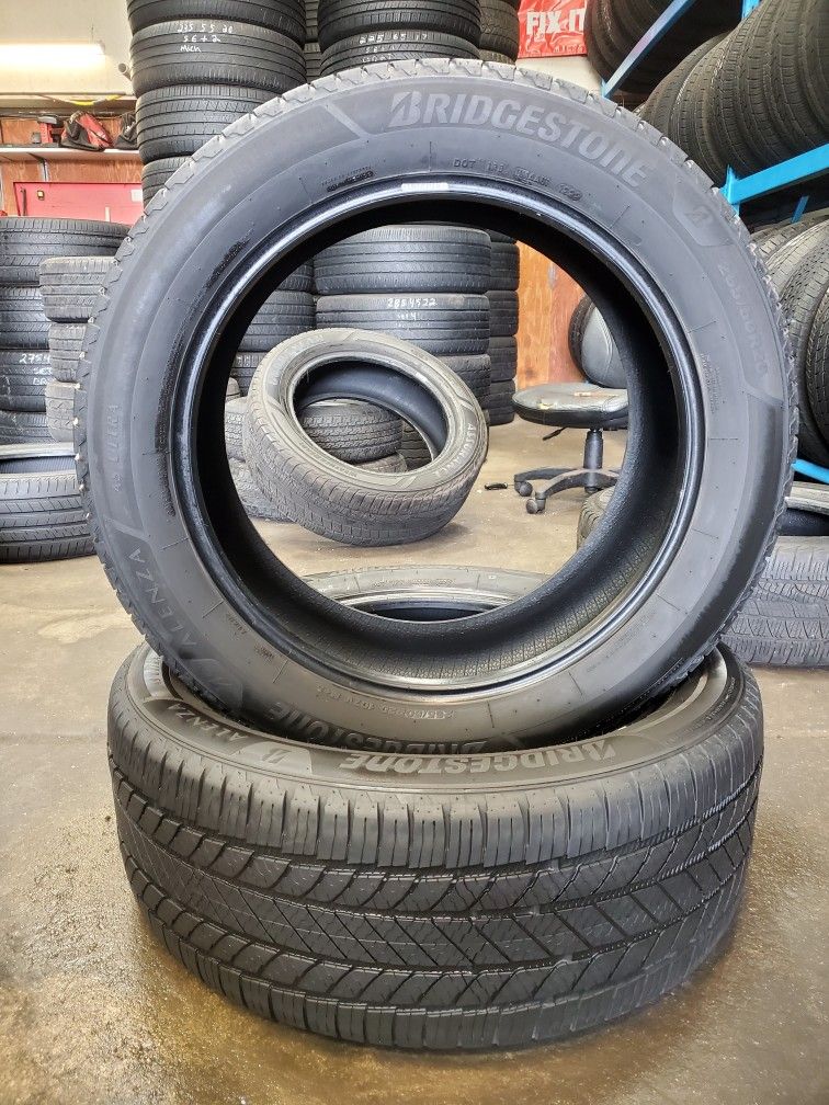 🔥 (2) 265 50 20 Bridgestone Alenza All Season Tires