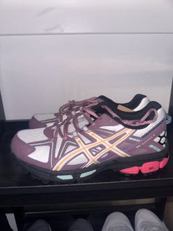 ASICS Gel-Kahana 8 White Grey Size 10