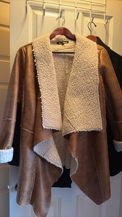 Leather/fur jacket