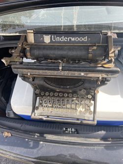Antique typewriter