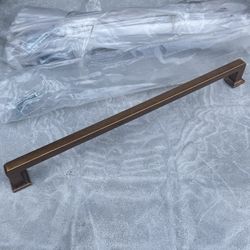 6 Zinc Antique Brass Pull Handles 