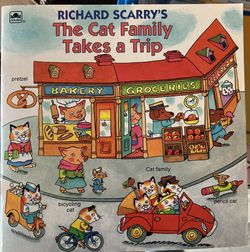 The Cat Family Takes A Trip By Richard Scarry’s