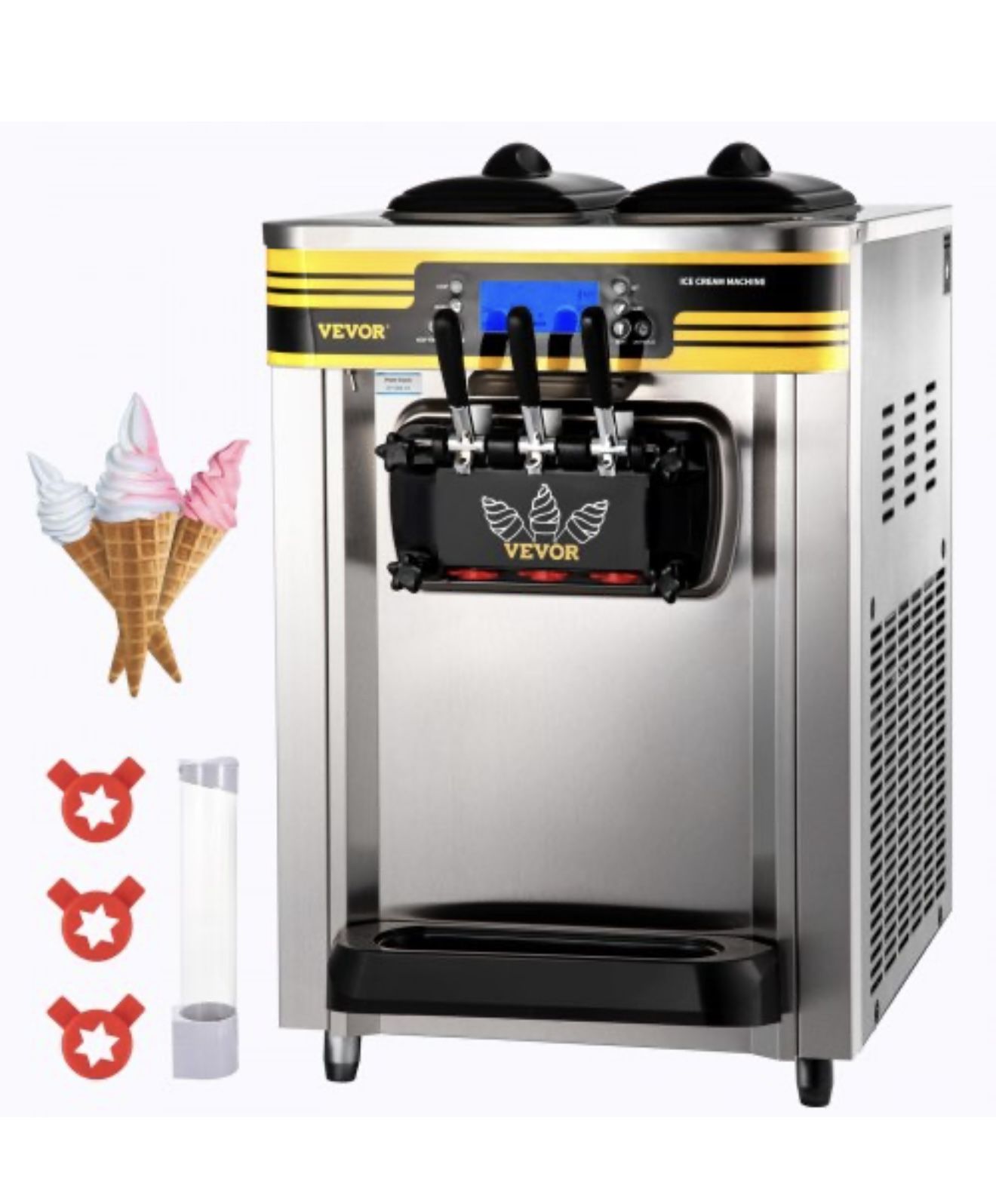 Velor Commercial Soft Serve Ice Cream Machine