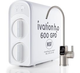 600 GPD, Reverse Osmosis Under Sink, Tankless Water Purifier, Home Kitchen Drinking Water Filtration TDS System with 8-Stage Filter NSF/ANSI 