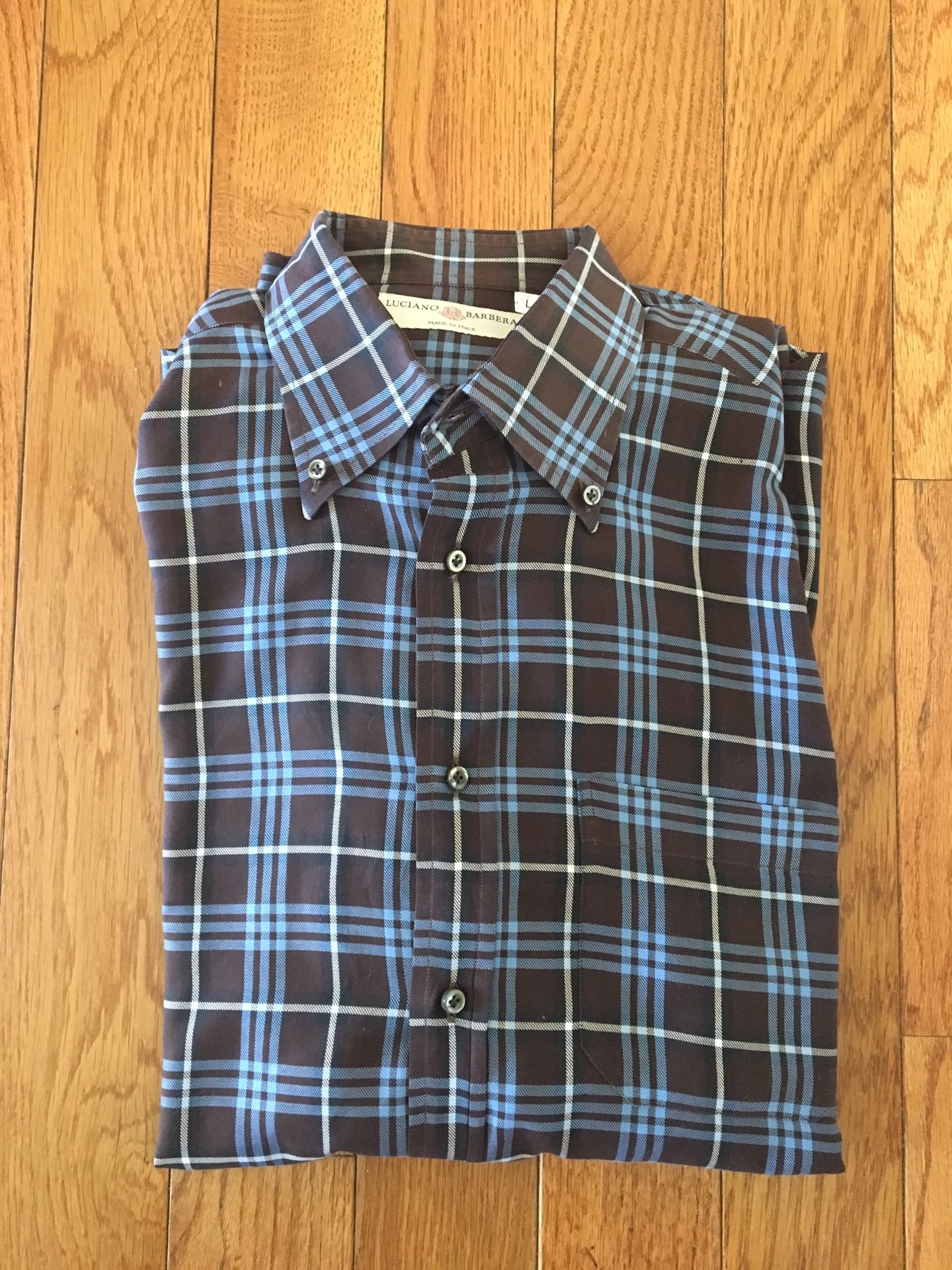 New w/o tag Luciano Barbera Men’s Shirt Size L