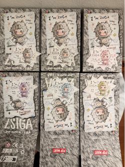 Pop Mart Zsiga plush figures