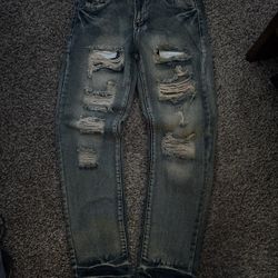 Skinny Ripped Jeans Men