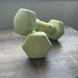 (2) 6lb weights with tag still on