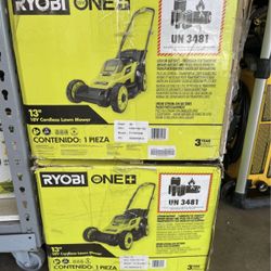 RYOBI 18V 13” Push Lawn Mower