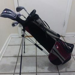 U.S. Kids Golf Bag UL 60 Inch 5 Club Stand Bag Set