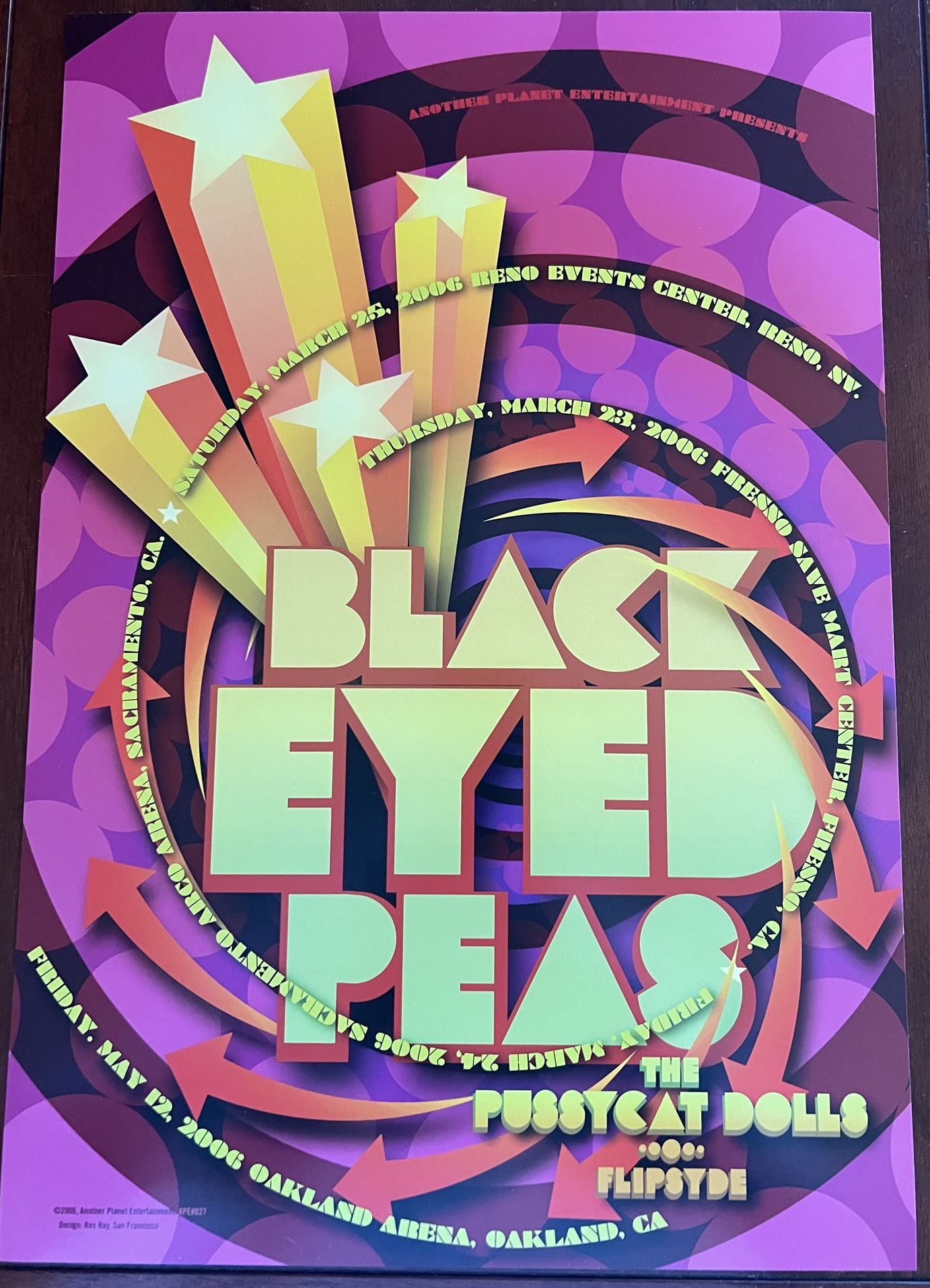 Black Eyed Peas Concert Poster - Limited Edition